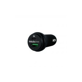 Cargador De Auto Mobifree Usb A Y Usb Tipo C Negro Mb-923330