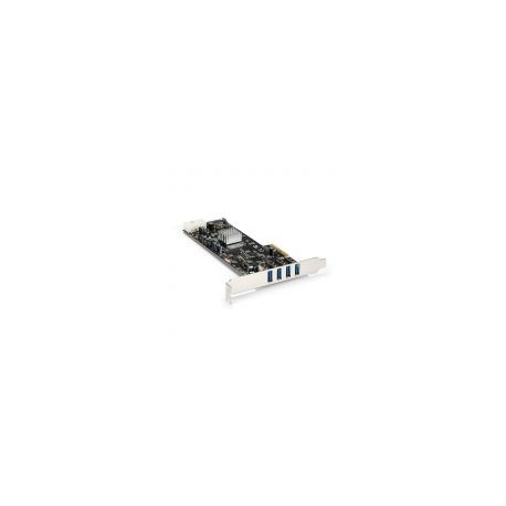 Tarjeta Pcie 4Ptos  Usb3.0 Quadbus Sata Lp4 Uasp  Startech Pexusb3S44V