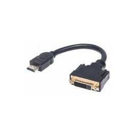 Cable Manhattan Hdmi Macho A Dvi-D Hembra 20Cm Negro 354592