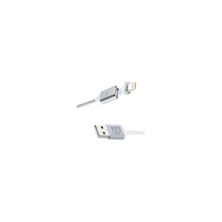 Cable Lightning Blackpcs Plata 1M Casltm-2