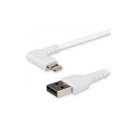Cable Lightning Startech Codo Usb 1M Certificado Blanco Rusbltmm1Mwr