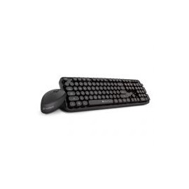 Kit Teclado Y Mouse Inalambrico Techzone Tz19Comb01-Ina Negro