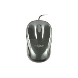 Mouse Easy Line El-993339 Optico Negro/Gris Alambrico
