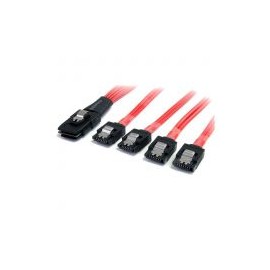Cable 50Cm Minisas Sff8087 A 4X Sata Cierre Latch Startech Sas8087S450