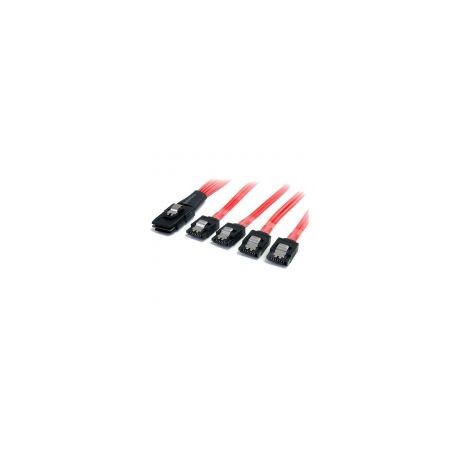 Cable 50Cm Minisas Sff8087 A 4X Sata Cierre Latch Startech Sas8087S450