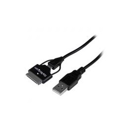 Cable Usb 65Cm Combo Cargador Micro Usb Galaxy Tab  Startech Usb2Ubsdc