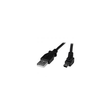 Cable 1M Mini Usb B A Usb A  Acodado Hacia Arriba Startech Usbamb1Mu