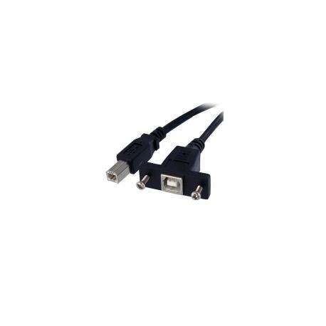 Cable 0.3M Usb B Montaje En Panel Hembra A Macho  Startech Usbpnlbfbm1