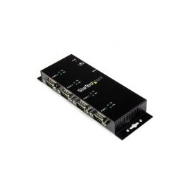 Hub Usb A Serial  Rs232 Db9 De 4 Puertos Riel Din  Startech Icusb2324I