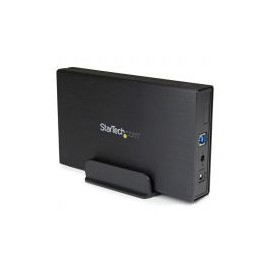 Gabinete Usb 3.0 Disco D3.5  Sata Iii 3 Uasp Aluminio Negro  Startech
