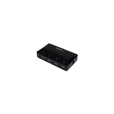 Startech Hub Usb 3.0 De 4 Ptos De Carga Y Sincro St53004U1C