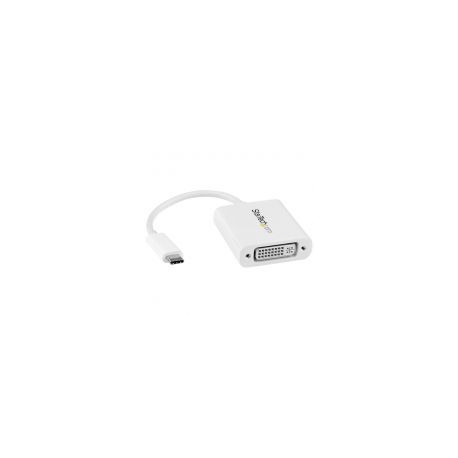 Startech Adaptador Grafico Usb-C A Dvi Usb 3.1 Color Blanco Cdp2Dviw