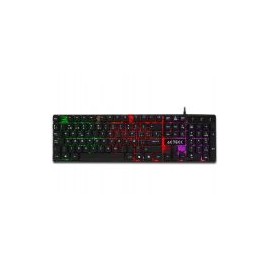 Teclado Alambrico Acteck-X Aurean X100Usb Led 3Colores Negro Ac-929615