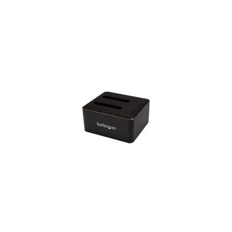 Docking Station Startech Usb 3.0 2 Bahías Sata Negro Sdock2U33V
