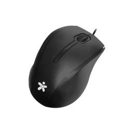 Mouse Stylos Alambrico Ergonomico 3 Botones Usb Negro Stpmoa7B