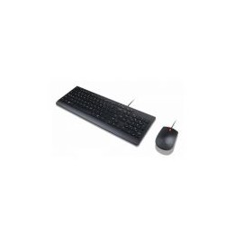 Kit De Teclado Mouse Y Teclado Lenovo Essential Usb Negro 4X30L79907