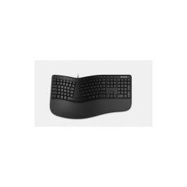 Teclado Microsoft Kili Usb Reposamanos Negro Lxn-00003 Bulk